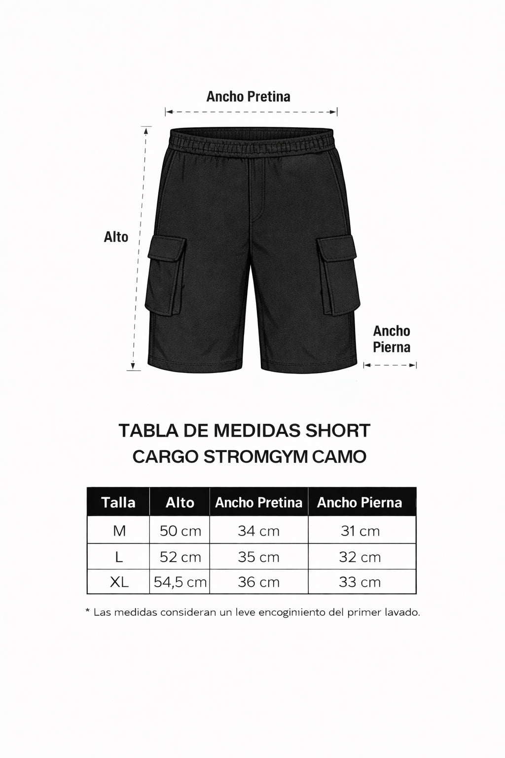 Cargo Grey Camo Short