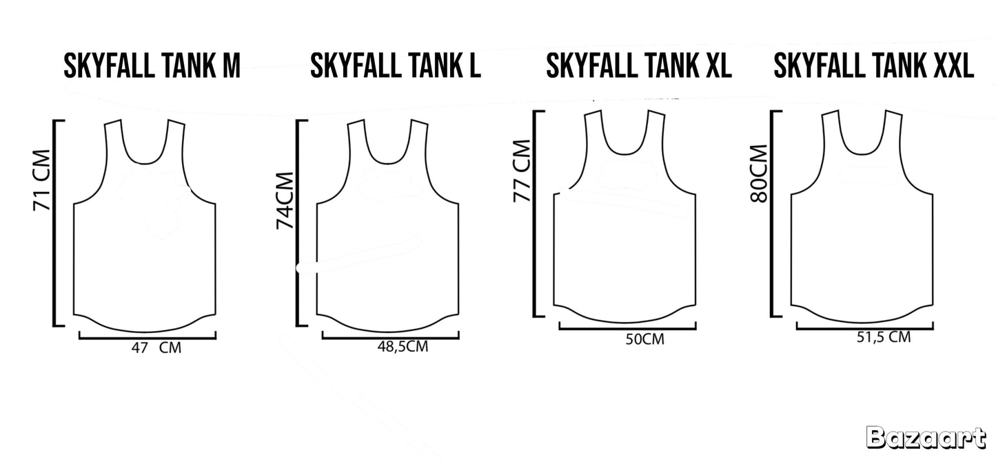 skyfall tank blue