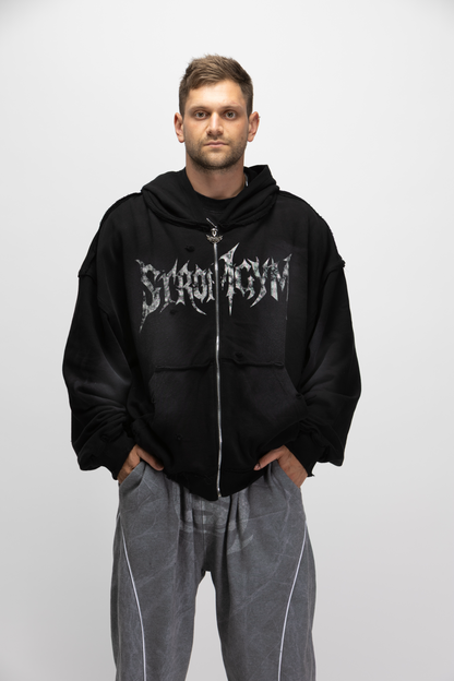 Inferno zip up black