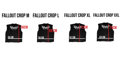 Fall out crop sleveless