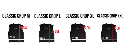 Classic crop sleveless white