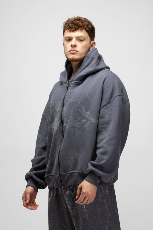 Invincible Graphite Zip Up