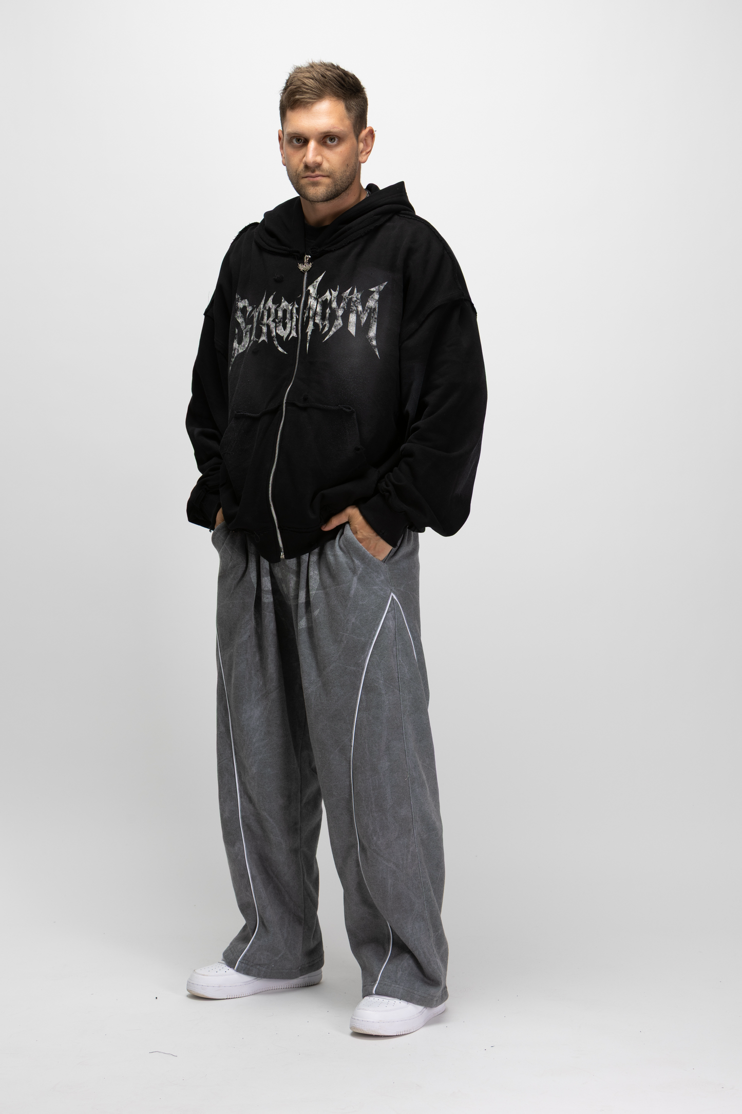 Inferno zip up black