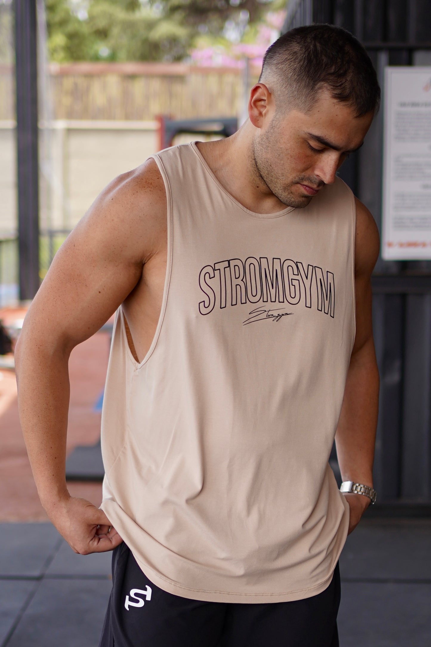 ZENITH TANK BEIGE