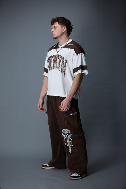Legion mesh jersey brown