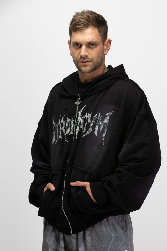 Inferno zip up black