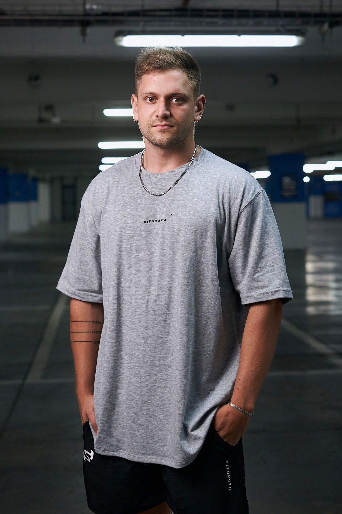 NEW ERA OVERSIZE GREY/BLACK